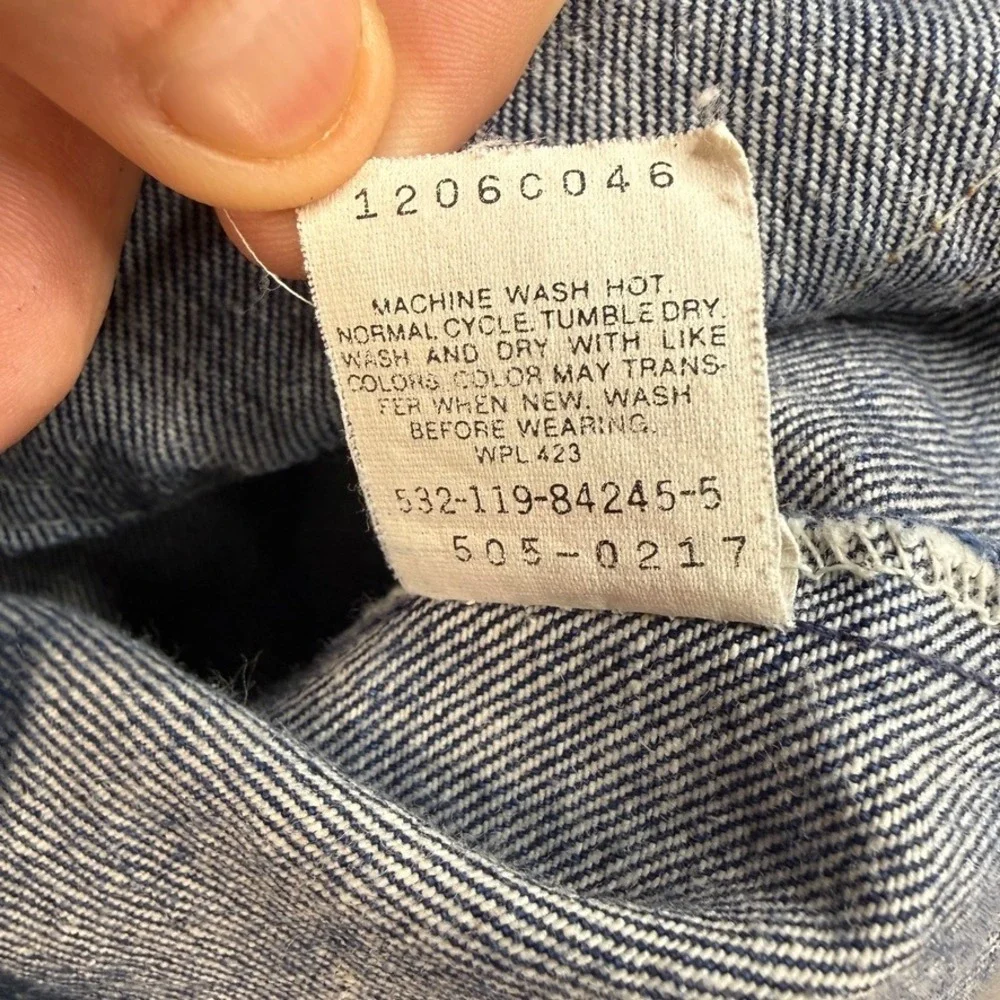 VTG Levis 505 Jeans Regular Straight Fit 36x31 (FIT 35x31) USA Made 90's Retro